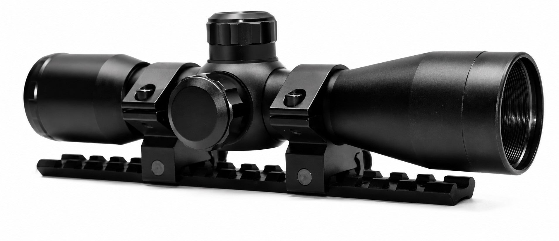 TRINITY 4x32 Mil-Dot Scope with Picatinny Rail Mount Compatible with Savage Arms Axis, Axis II & Edge Rifles