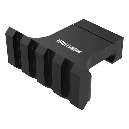 90 Degree Offset Picatinny Rail Mount – 4 Slot Aluminum Side Rail Adapter for Optics Flashlights & Red Dot Sights