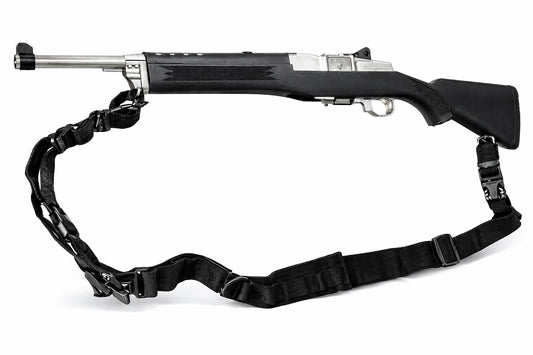 Tactical 2-Point Sling – Adjustable Black Rifle Sling Compatible with Ruger Mini-14