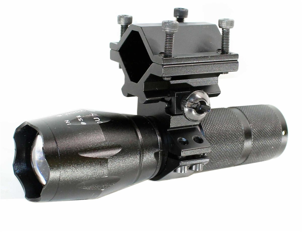 Tactical 1000 Lumen Flashlight With Mount Compatible With Remington 87