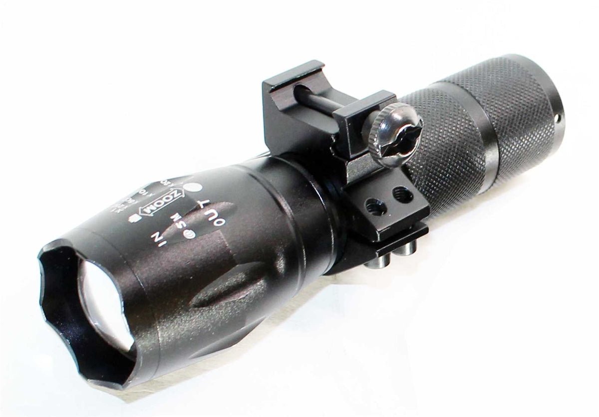 Tactical 1000 Lumen Flashlight With Mount Compatible With Stevens 320