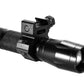 Tactical 1200 Lumen Rechargeable Picatinny Mounted Flashlight Compatible With Rifles. - TRINITY SUPPLY INC