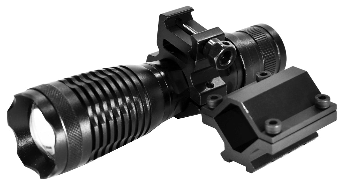 Tactical 1500 Lumen Flashlight With Mount Compatible With Stevens 320 12 gauge Pump. - TRINITY SUPPLY INC