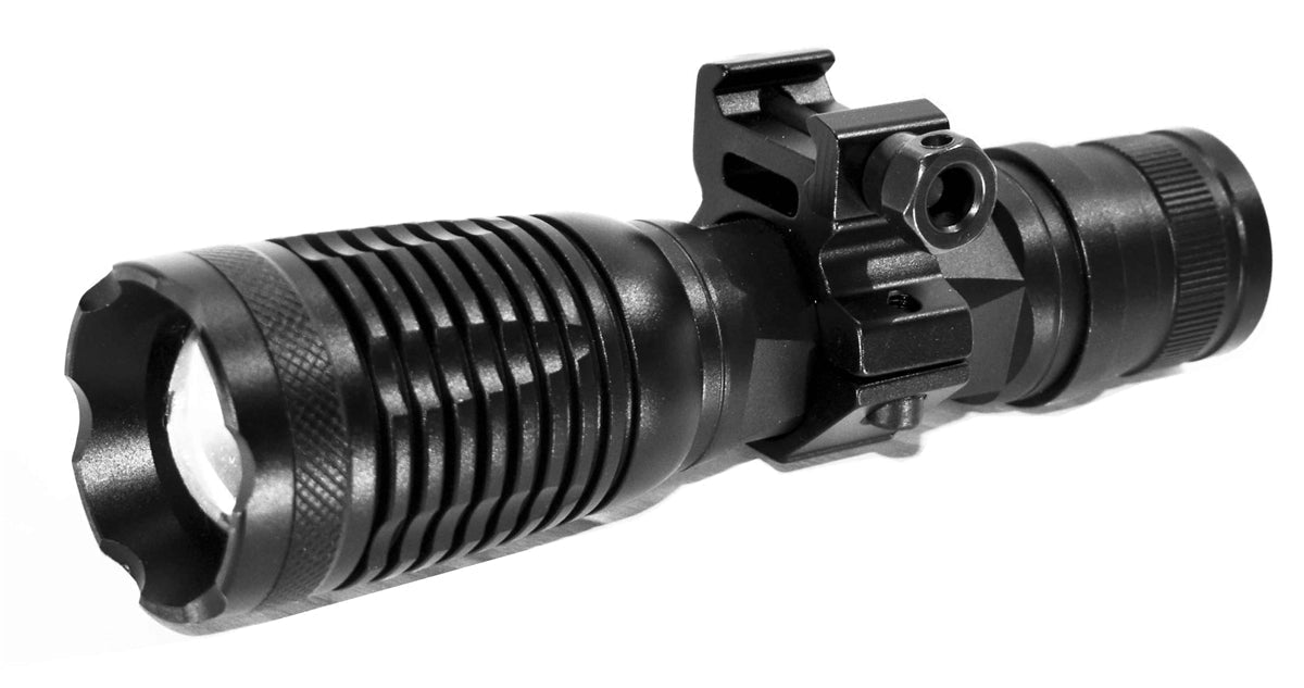 Tactical 1500 Lumen Flashlight With Mount Compatible With Stevens 320 12 gauge Pump. - TRINITY SUPPLY INC