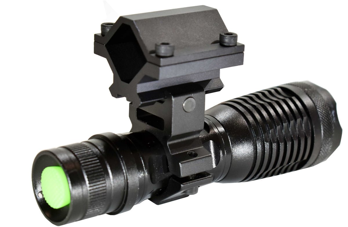 Tactical 1500 Lumen Flashlight With Mount Compatible With Stevens 320 12 gauge Pump. - TRINITY SUPPLY INC