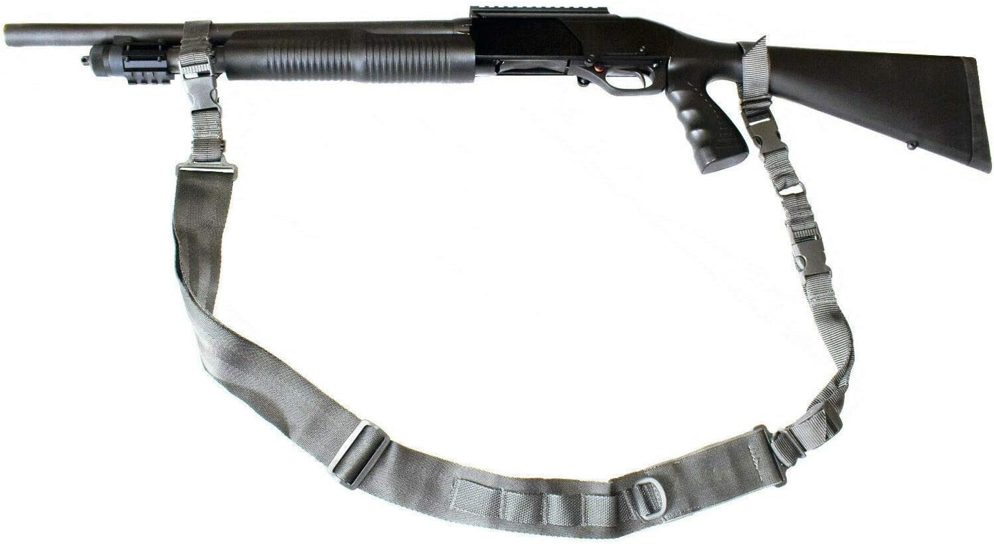 Tactical 2 Point Sling Black Compatible With Rifles. - TRINITY SUPPLY INC