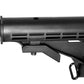 Tactical Adjustable Stock With Butt Pad Compatible With mil-spec threaded Mossberg 500 and Remington 870 pistol grips. - TRINITY SUPPLY INC