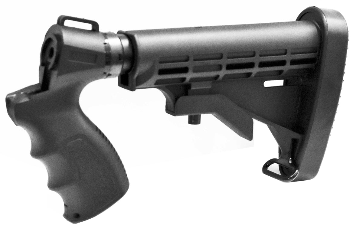 Tactical Adjustable Stock With Butt Pad Compatible With Mossberg 500 12 Gauge. - TRINITY SUPPLY INC