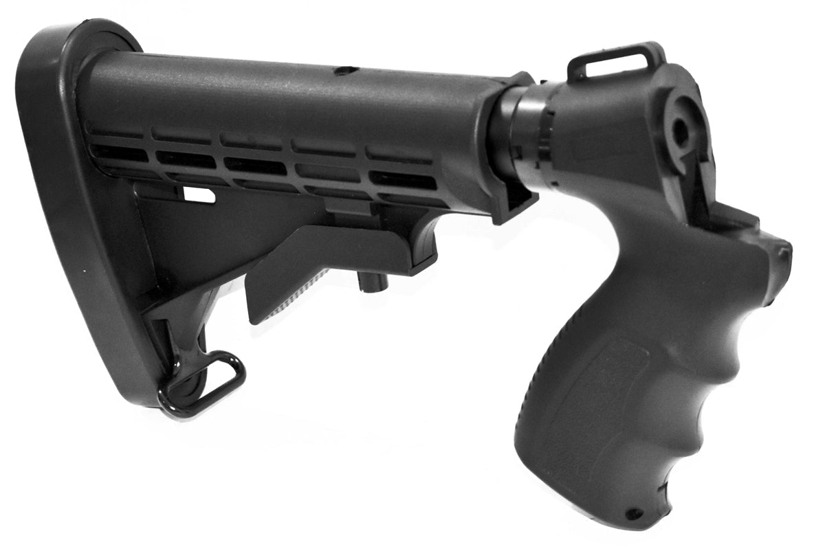 Tactical Adjustable Stock With Butt Pad Compatible With Mossberg 500 2