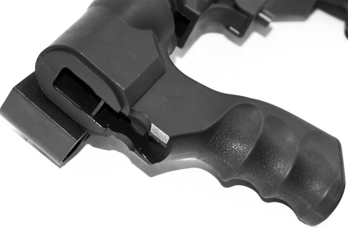 Tactical Adjustable Stock With Shell Holder Compatible With Remington 870 tac-14 12 gauge pump. - TRINITY SUPPLY INC
