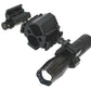 Tactical Flashlight And Red Laser Sight With Magazine Tube/barrel Mount Compatible With Mossberg 590A1 12 Gauge Shotguns. - TRINITY SUPPLY INC