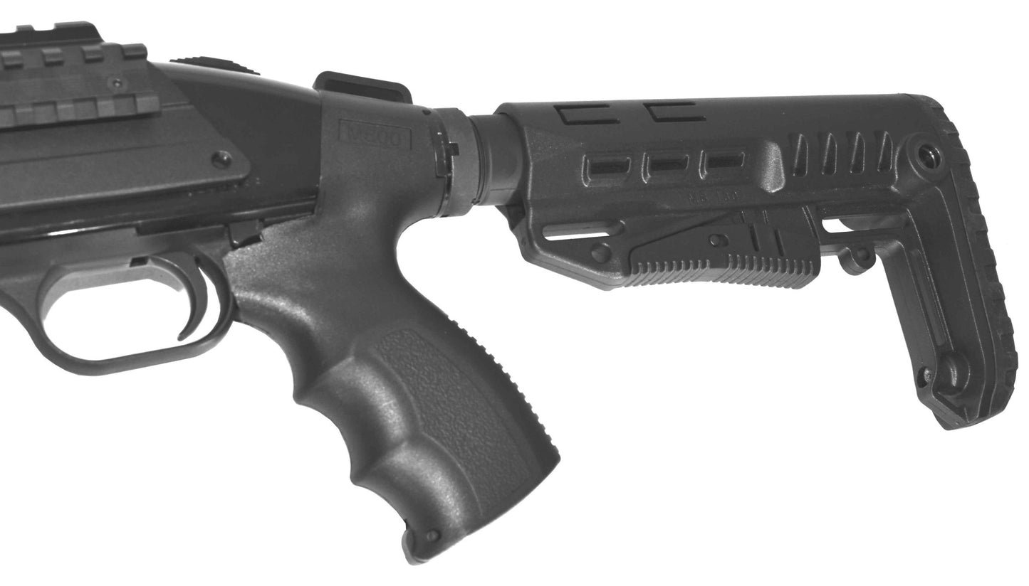 Tactical Insane Stock Compatible With Mossberg 500 20 Gauge Pump - TRINITY SUPPLY INC