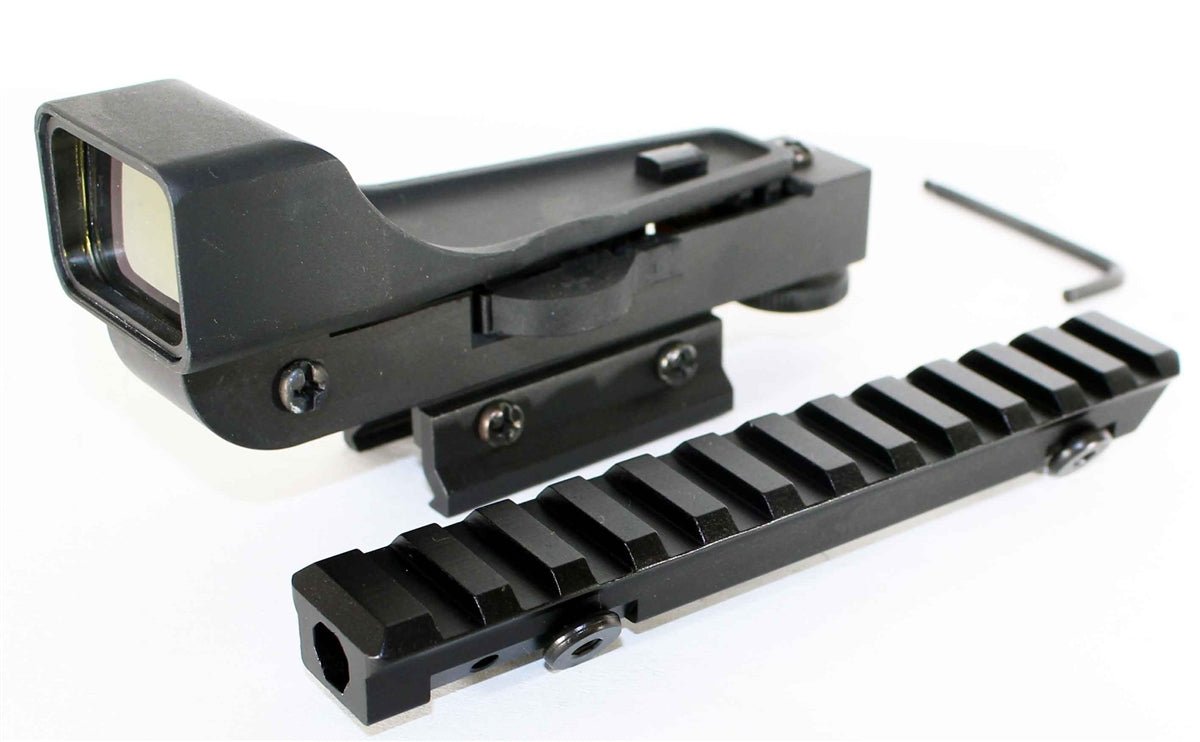 Tactical Red Dot Sight With Base Mount Compatible With Ruger Mini 14 And Ruger Mini 30 Rifles. - TRINITY SUPPLY INC