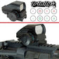 Tactical Reflex Sight Aluminum Black With 4 Reticles Picatinny Style Compatible With Rifles. - TRINITY SUPPLY INC
