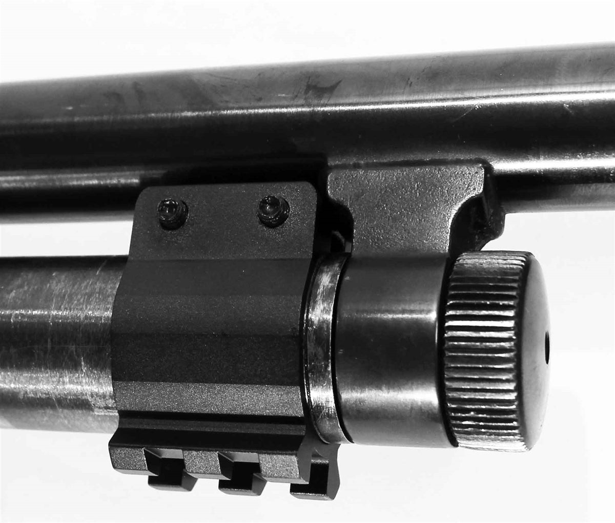 Tactical Single Picatinny Rail Mount Compatible With Stevens 320 12 Gauge Pumps. - TRINITY SUPPLY INC