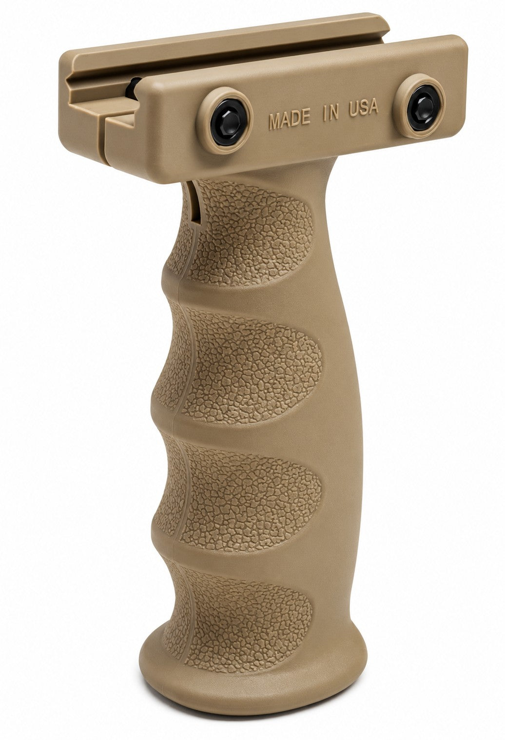 Vertical Foregrip Tan – Picatinny Rail Compatible (Made in USA)