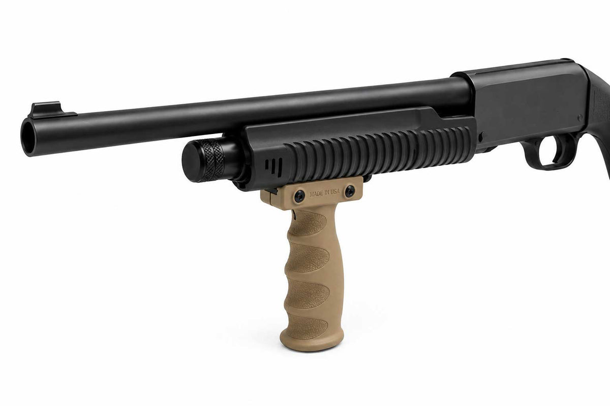 Vertical Foregrip Tan – Picatinny Rail Compatible (Made in USA)