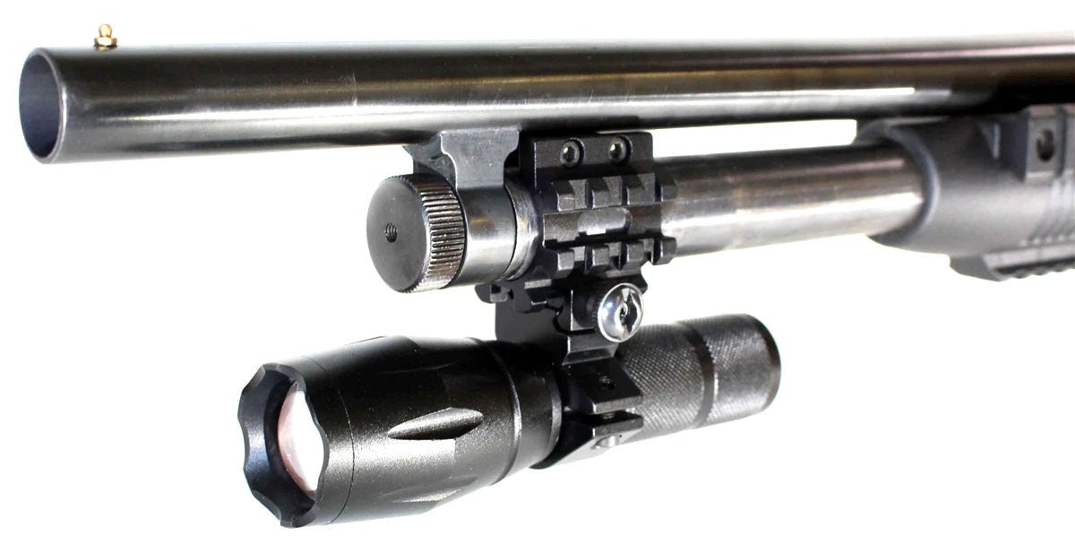 Trinity Red Dot Sight & 1000 Lumen Flashlight Combo For Kel-Tec KS7 Shotgun - Low Profile Mount