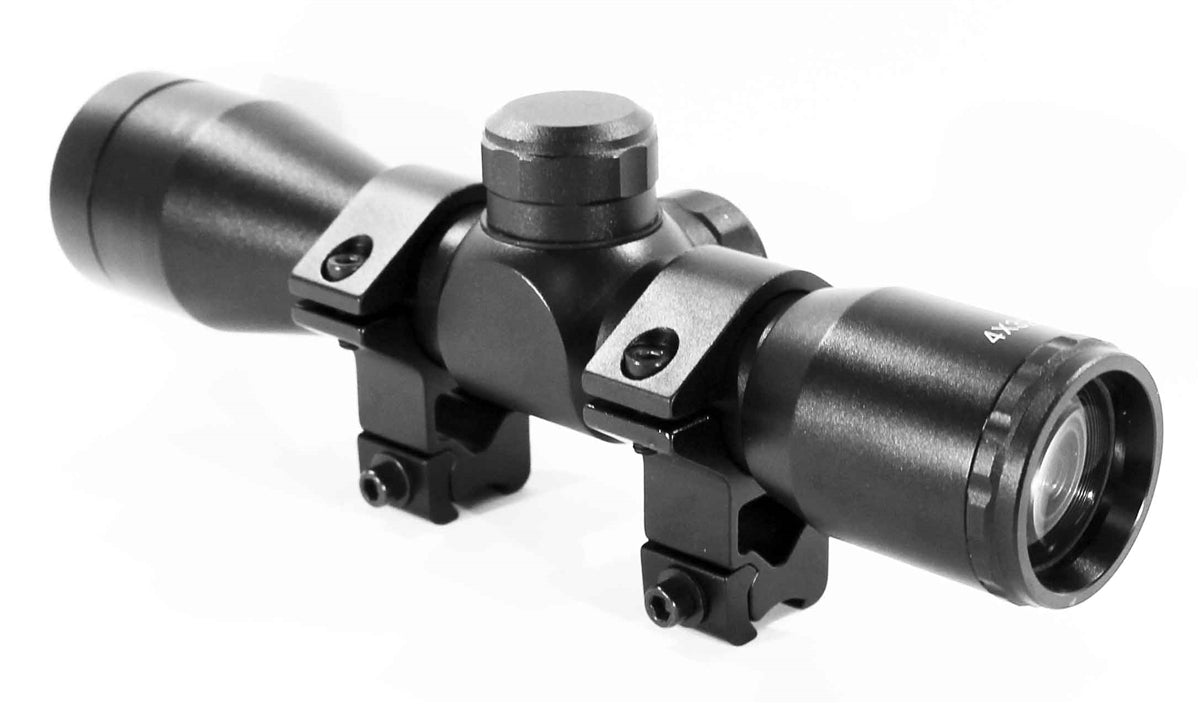 Trinity 4x32 Mil-Dot Reticle Scope Dovetail Black Compatible With UMAREX GAUNTLET PCP Air Rifle. - TRINITY SUPPLY INC