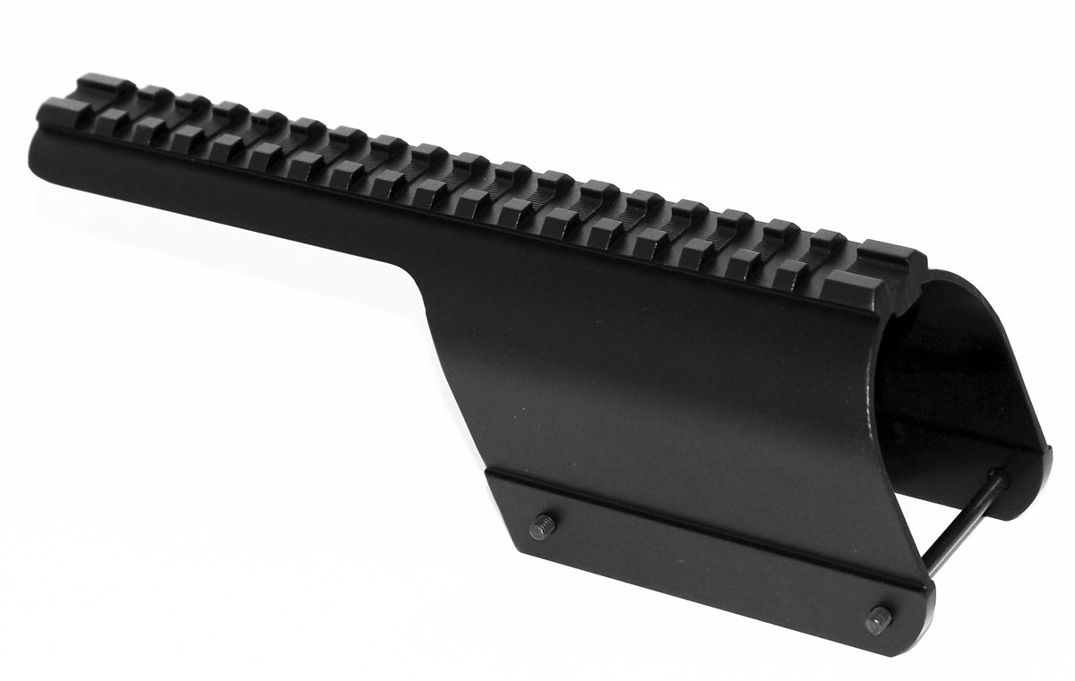 Trinity Base Mount Adapter Picatinny Single Rail Compatible With Benelli Nova And Benelli Super Nova Models 12 Gauge. - TRINITY SUPPLY INC