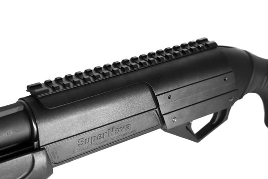Trinity Base Mount Adapter Picatinny Single Rail Compatible With Benelli Nova And Benelli Super Nova Models 12 Gauge. - TRINITY SUPPLY INC