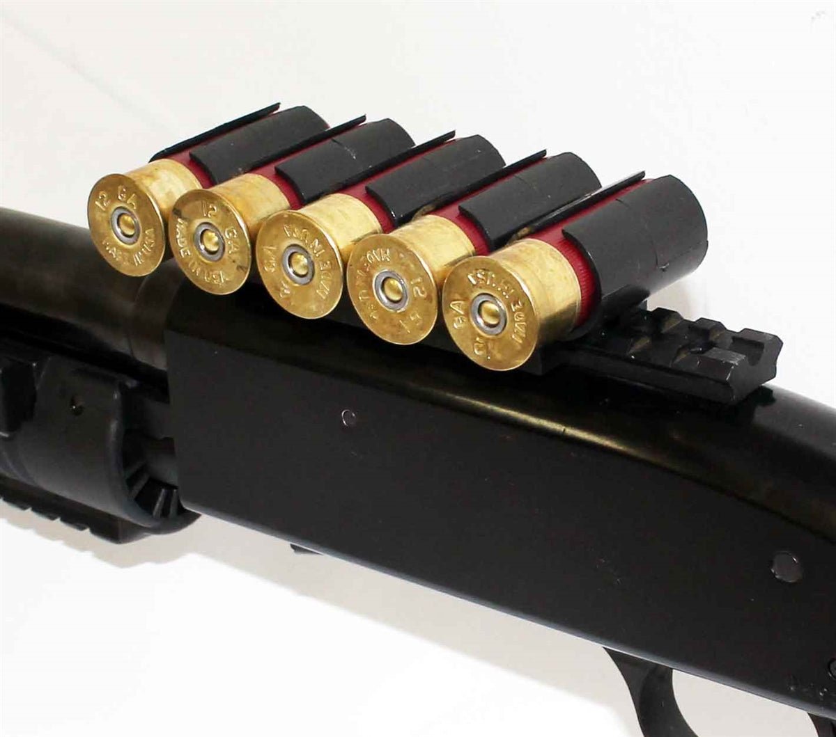 Trinity Polymer Shell Holder With Base Mount For Mossberg 590 12 Gauge Pump. - TRINITY SUPPLY INC