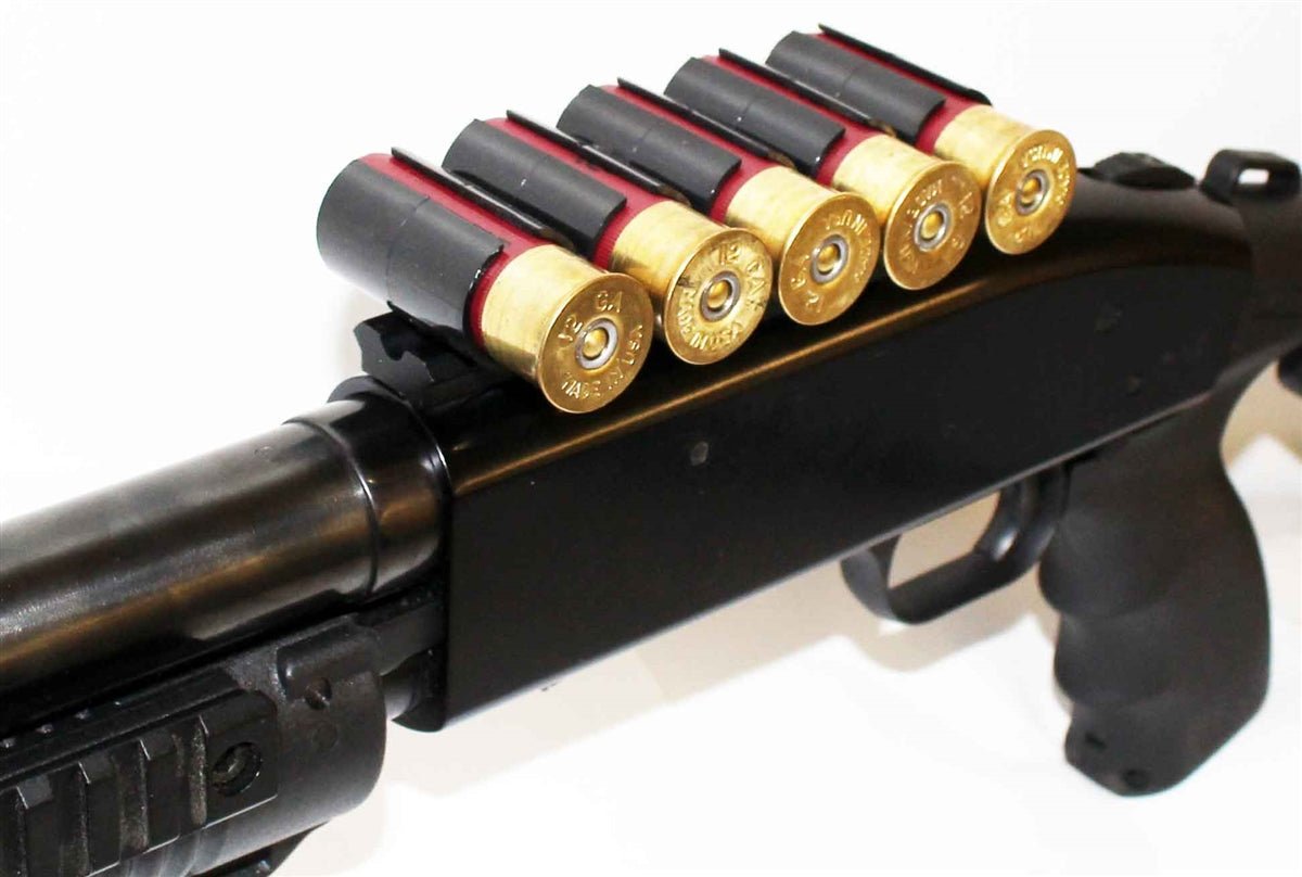 Trinity Polymer Shell Holder With Base Mount For Mossberg 590 12 Gauge Pump. - TRINITY SUPPLY INC