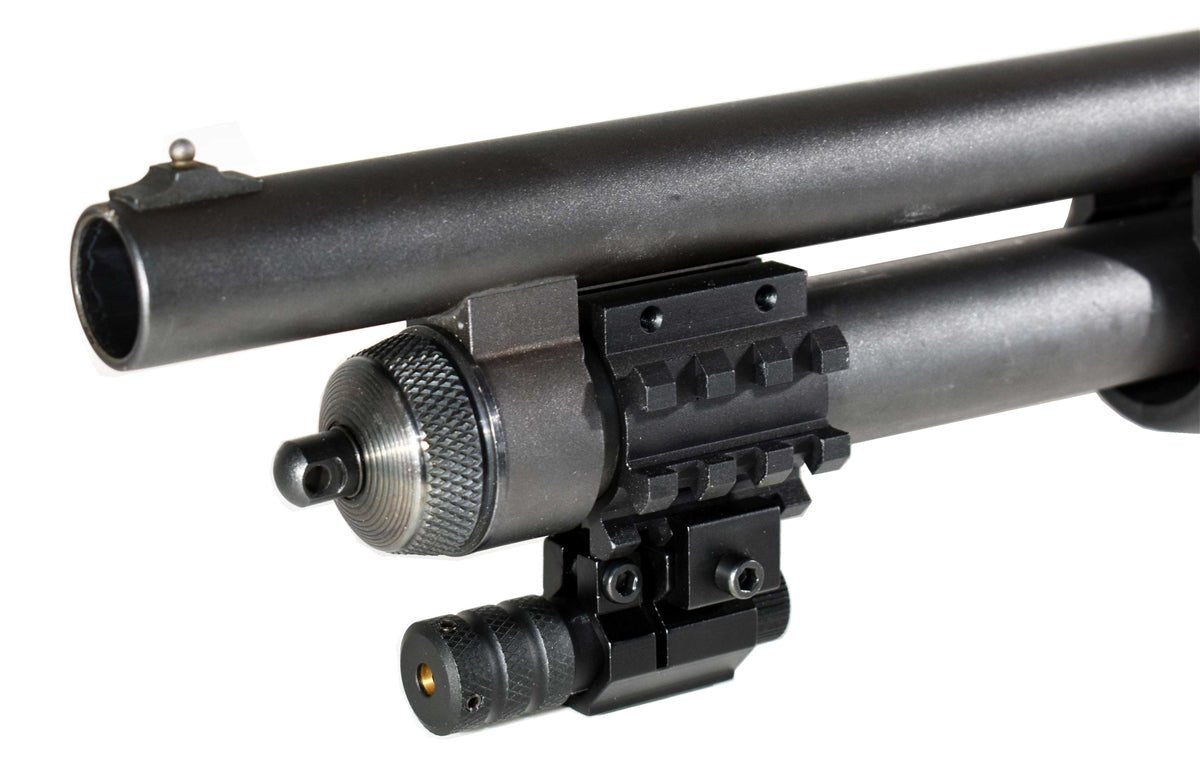 Trinity red dot sight and mount compatible with Mossberg Maverick 88 12 gauge pump. - TRINITY SUPPLY INC