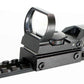 Trinity Reflex Sight Red Green Reticles With Base Mount Compatible With H&R Pardner 1871 12 Gauge Pump. - TRINITY SUPPLY INC
