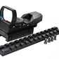 Trinity Reflex Sight Red Green Reticles With Base Mount Compatible With Mossberg 500 12 Gauge Pump Hunting Home Defense. - TRINITY SUPPLY INC