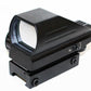 Trinity Reflex Sight Red Green Reticles With Saddle Mount Picatinny Rail Adapter Compatible With Mossberg 590 12 Gauge. - TRINITY SUPPLY INC