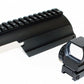 Trinity Reflex Sight Red Green Reticles With Saddle Mount Picatinny Rail Adapter Compatible With Mossberg 590 12 Gauge. - TRINITY SUPPLY INC