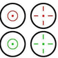 Trinity Reflex Sight Red Green Reticles With Saddle Mount Picatinny Rail Adapter Compatible With Mossberg 590 12 Gauge. - TRINITY SUPPLY INC