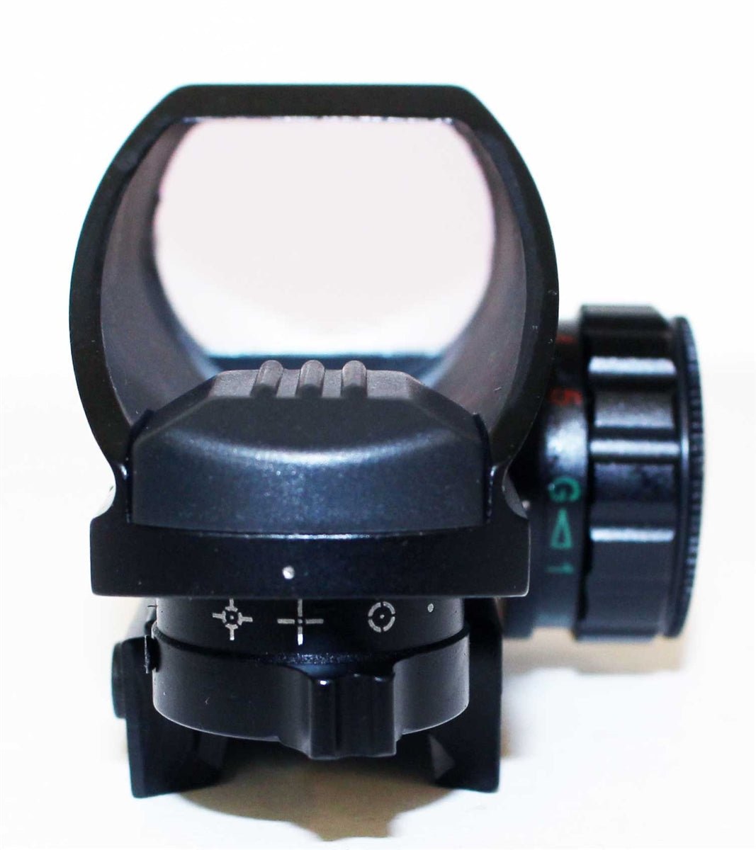 Trinity Reflex Sight Red Green Reticles With Saddle Mount Picatinny Rail Adapter Compatible With Mossberg 590 12 Gauge. - TRINITY SUPPLY INC