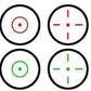 Trinity Reflex Sight Red Green Reticles With Saddle Mount Picatinny Rail Adapter Compatible With Remington 870 12 Gauge Pump. - TRINITY SUPPLY INC