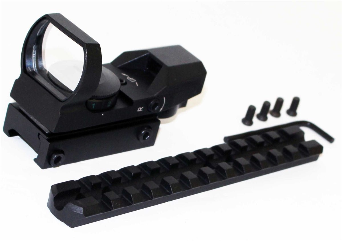 Trinity Reflex Sight With Base Mount Picatinny Rail For Mossberg 590 12 Gauge Shotgun. - TRINITY SUPPLY INC