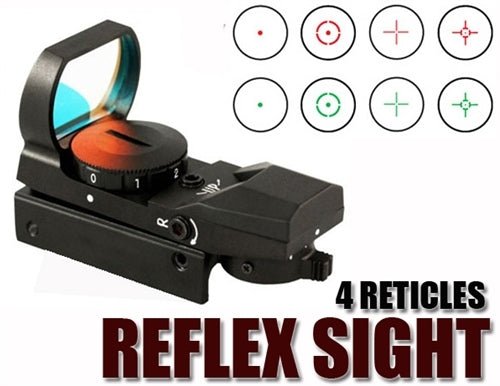 Trinity Reflex Sight With Base Mount Picatinny Rail For Mossberg 590 12 Gauge Shotgun. - TRINITY SUPPLY INC