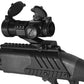 Trinity Saddle Mount Picatinny Base Compatible With H&R Pardner 1871 12 Gauge Pump. - TRINITY SUPPLY INC