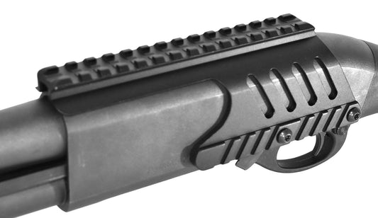 Trinity Saddle Mount Picatinny Base Compatible With Remington 870 12 Gauge Pump. - TRINITY SUPPLY INC