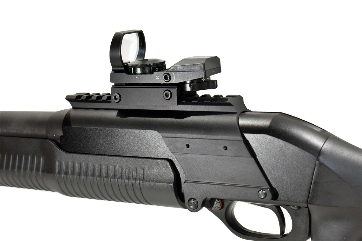 Trinity Saddle Mount Picatinny Rail Adapter Compatible With Stevens 320 12 Gauge Pump. - TRINITY SUPPLY INC