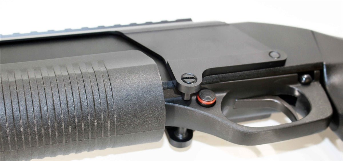 Trinity Saddle Mount Picatinny Rail Adapter Compatible With Stevens 320 12 Gauge Pump. - TRINITY SUPPLY INC