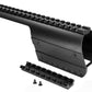 Trinity Saddle Mount Picatinny Single Rail Mount Adapter Compatible With Benelli Nova 12 gauge pump. - TRINITY SUPPLY INC