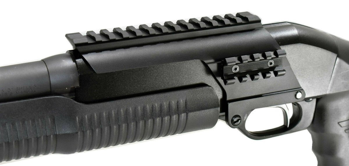 Trinity Saddle Mount With Side Rail And Reflex Sight For Winchester 1200-1500 12 Gauge Models. - TRINITY SUPPLY INC