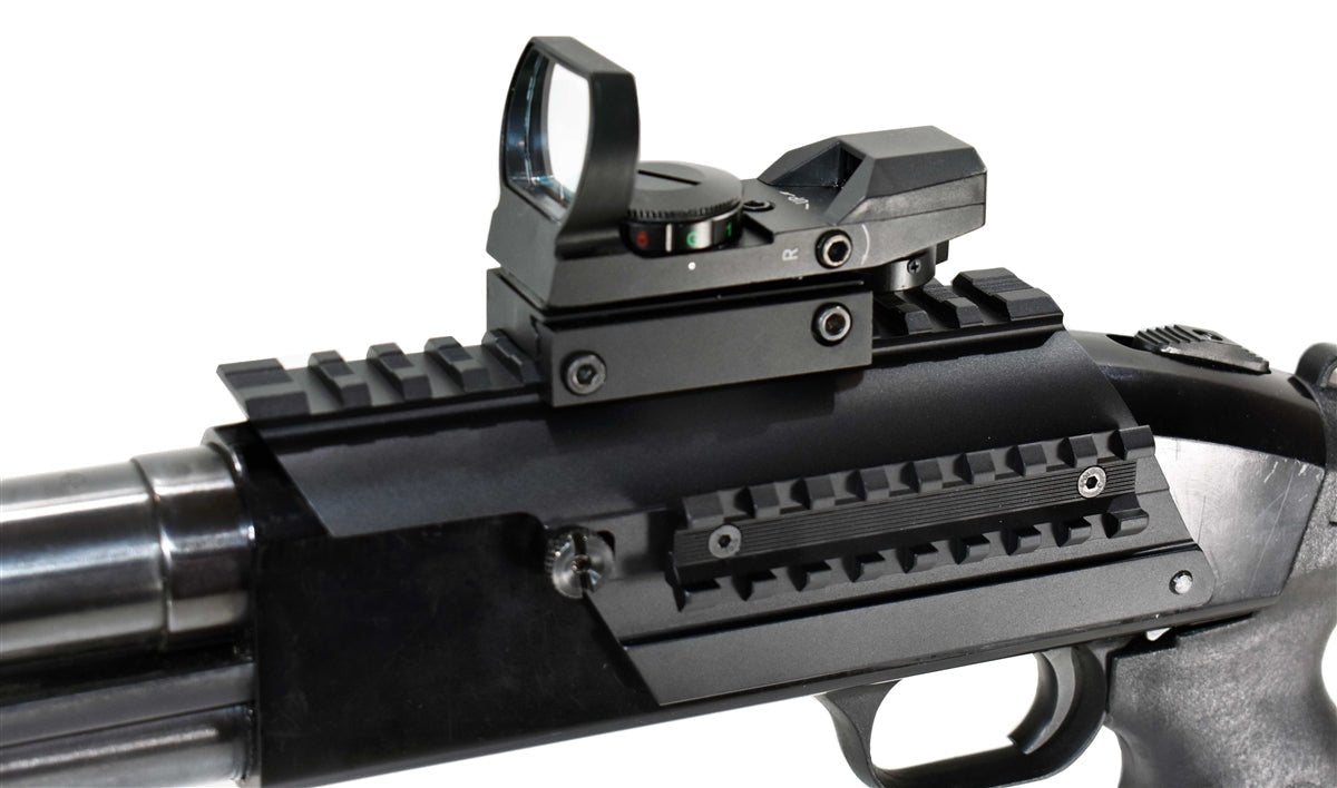 Saddle Mount With Side Rail Picatinny Adapter For Mossberg Maverick 88
