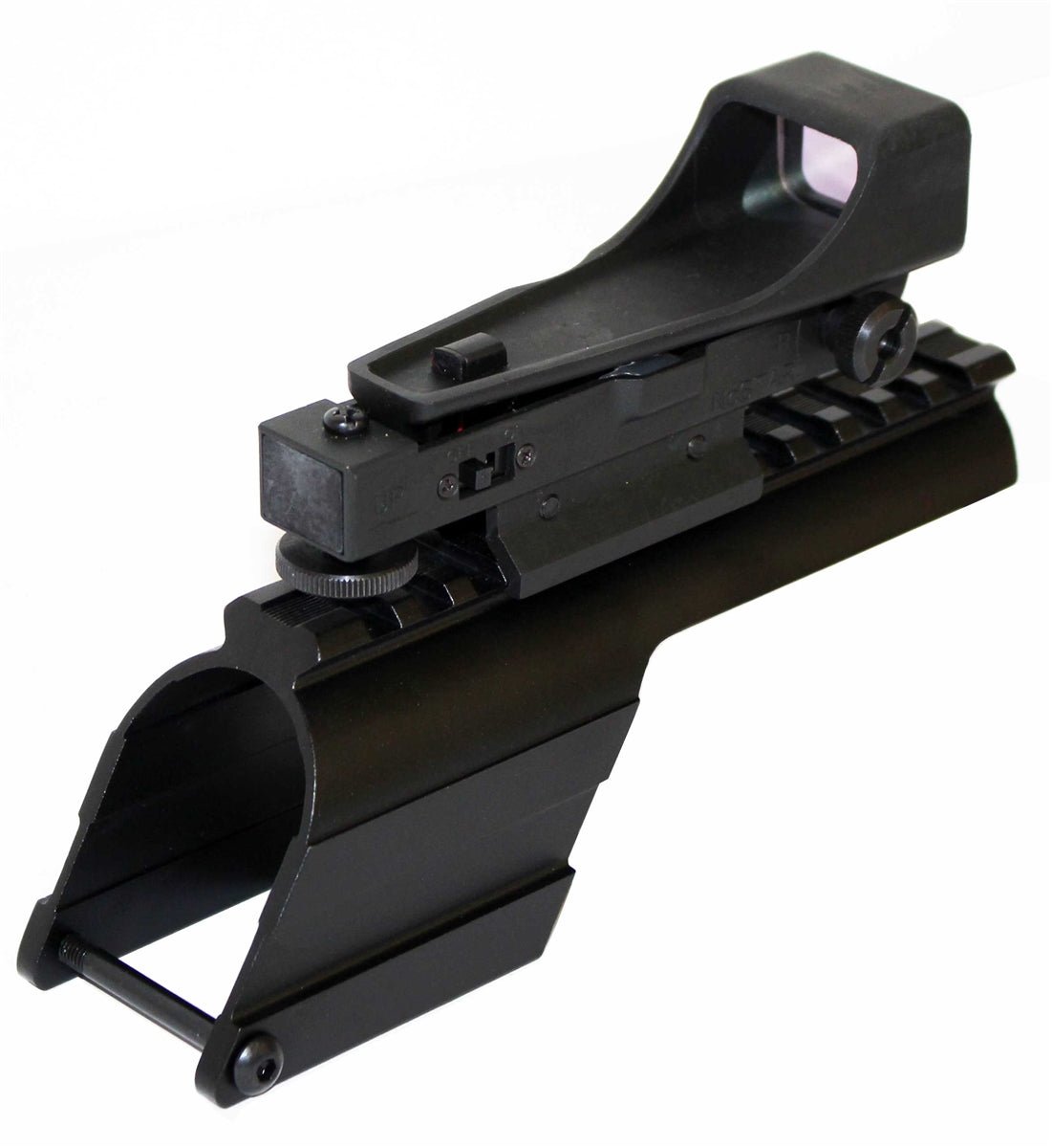 Trinity Saddle Picatinny mount Adapter With Red Dot Reflex Sight For Mossberg 500 12 Gauge Pump. - TRINITY SUPPLY INC