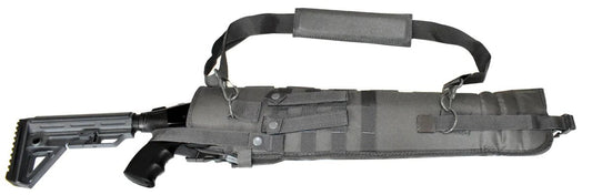 Trinity scabbard for Kel-Tec KSG - Pump Action Tactical case Hunting Storage Soft Range molle Holster Bag Shoulder Military Security ATV Horse Motorcycle Padded Bag Gray 25 inches. - TRINITY SUPPLY INC