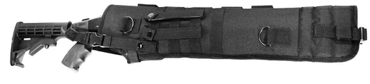 Trinity scabbard for Mossberg 500 Pump Tactical case Hunting Storage Soft Range molle Holster Bag Shoulder Military Security ATV Horse Motorcycle Truck Quad Carry Padded Bag Black 25 inches. - TRINITY SUPPLY INC