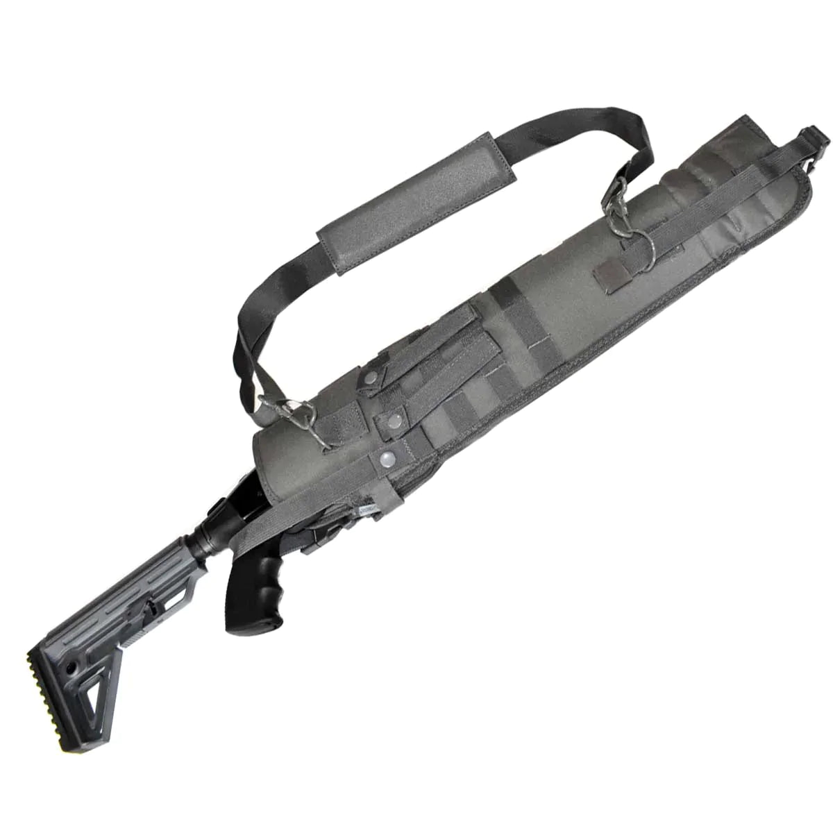 Trinity Scabbard for Remington V3 TAC-13 Tactical case Hunting Storage Soft Range molle Holster Bag Shoulder Military Security ATV Horse Motorcycle Padded Bag Gray 25 inches. - TRINITY SUPPLY INC
