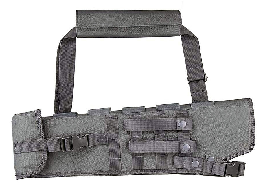 thumbnail image 2 of Trinity Tactical Rifle Or Shotgun Scabbard – Molle Compatible, Padded Sling Case (Gray) 2 of 6