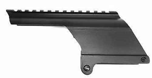 Winchester 1200 12 gauge saddle mount picatinny rail adapter aluminum black. - TRINITY SUPPLY INC